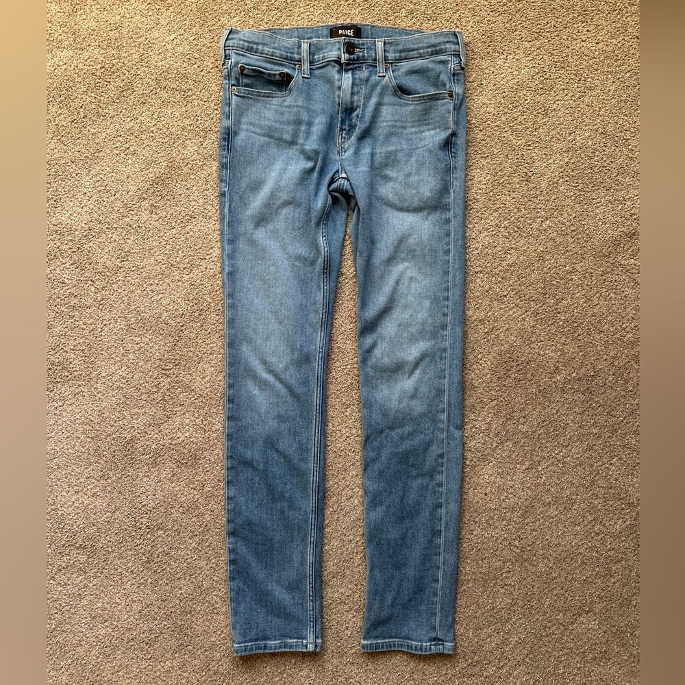 PAIGE Men’s Lennox Stretch Slim-Fit Jeans